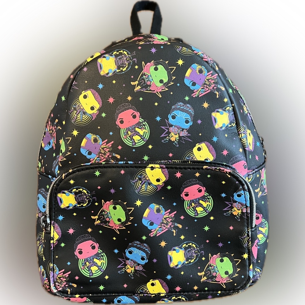 Funko Marvel Infinity Saga Mini Backpack Neon Bla… - image 1